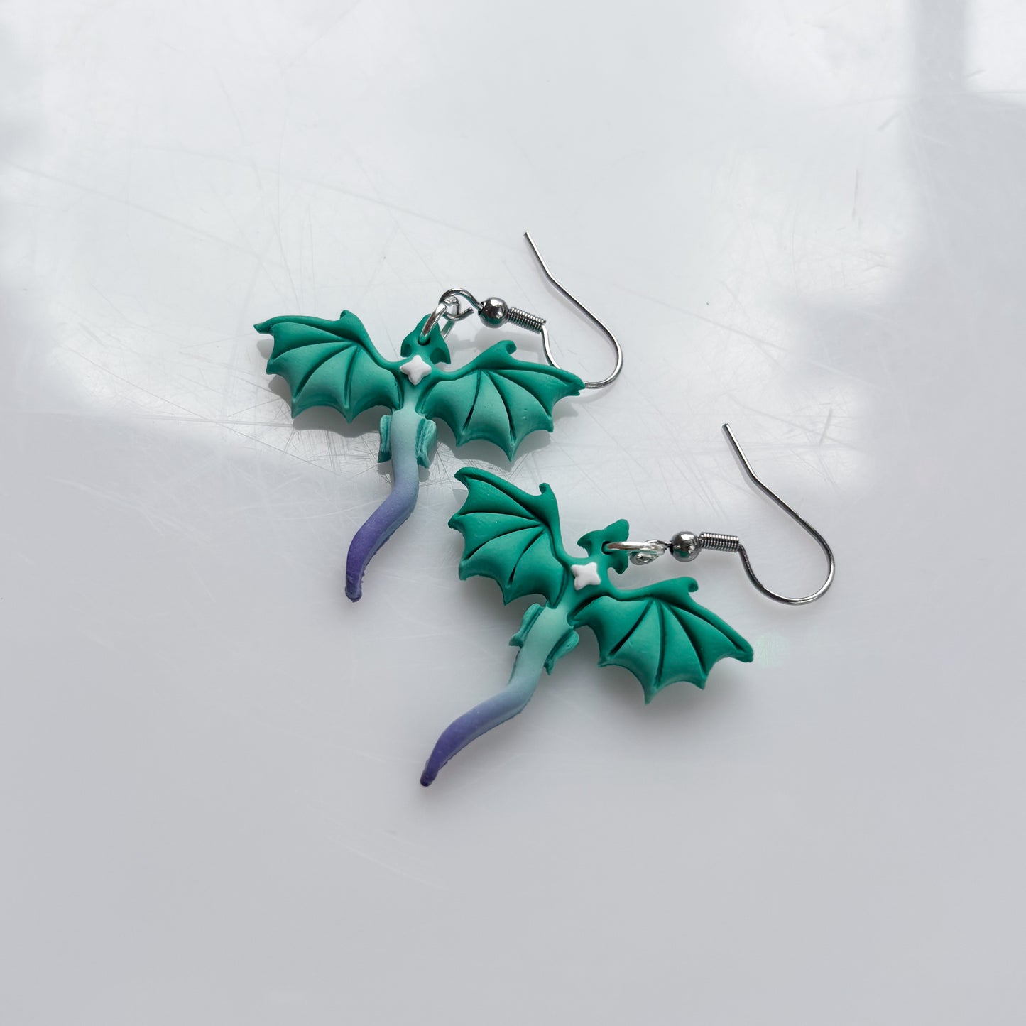 MINI DRAGON EARRINGS (GAY/MLM FLAG)