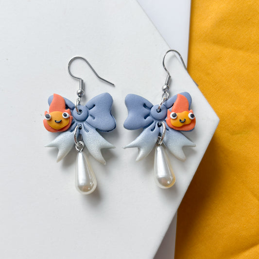 FLAME SPIRIT SOPHIE BOW EARRINGS