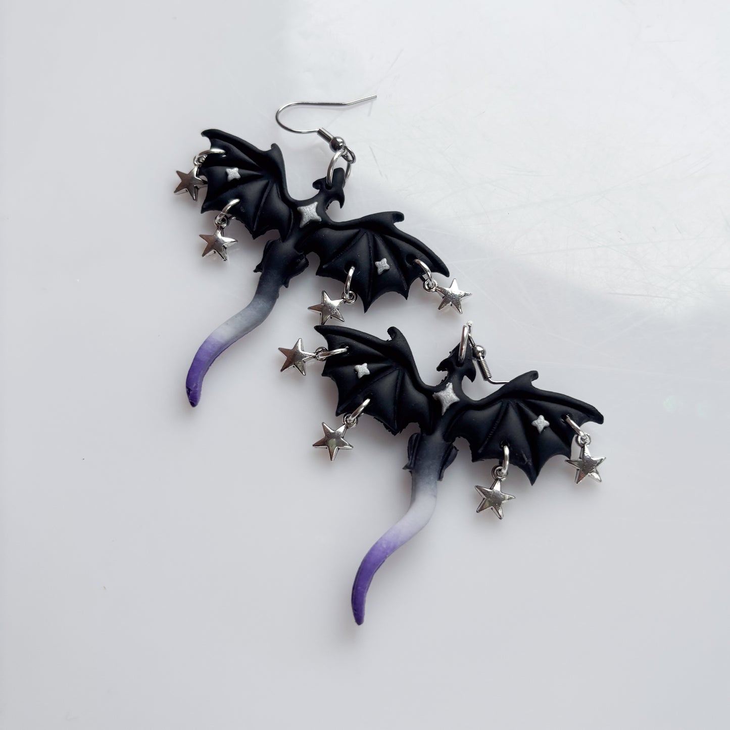 DRAGON EARRINGS (ACE FLAG)