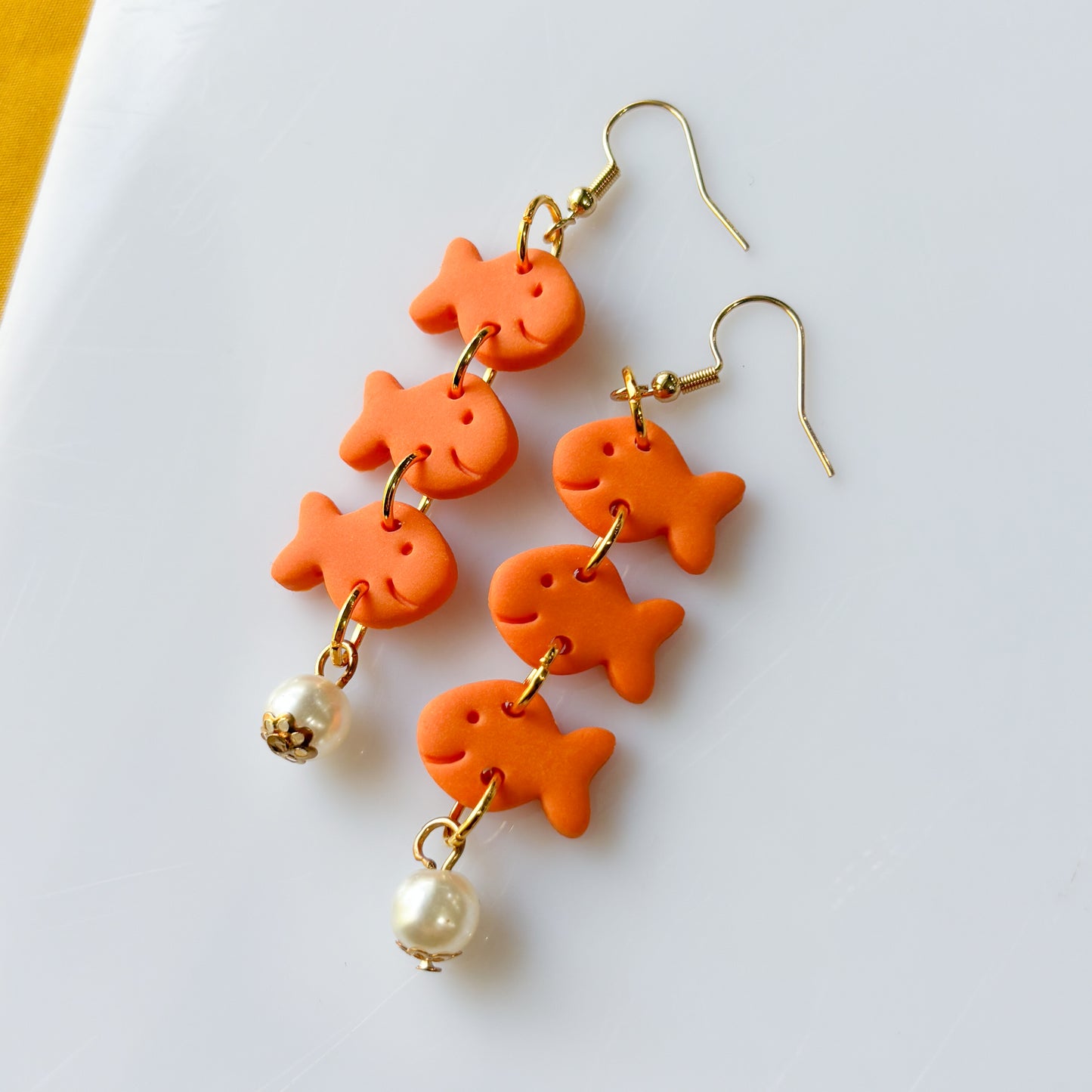 GOLDFISH TRIO EARRINGS