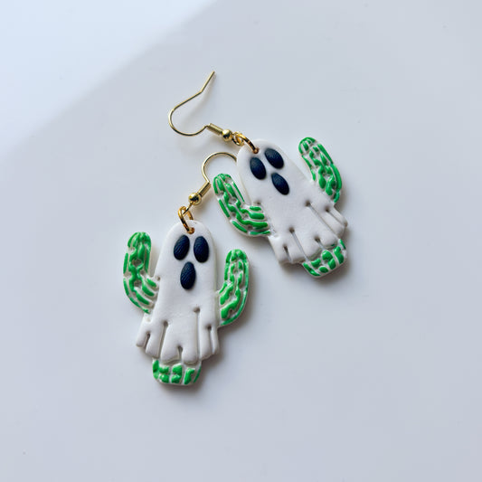 CACTI GHOST EARRINGS