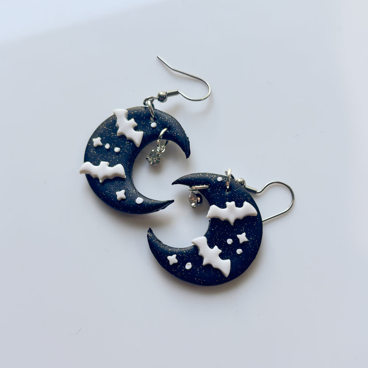 BAT MOON EARRINGS