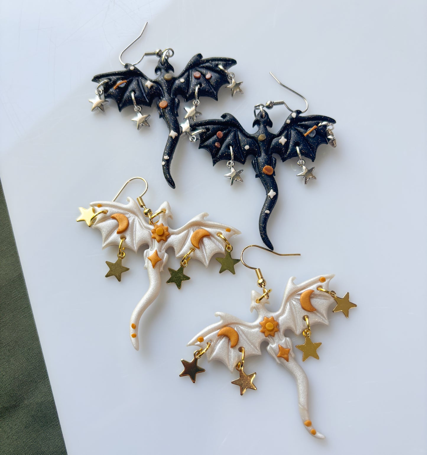 SPACE DRAGON EARRINGS