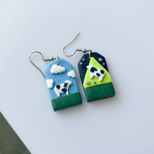 ABDUCTION COW EARRINGS