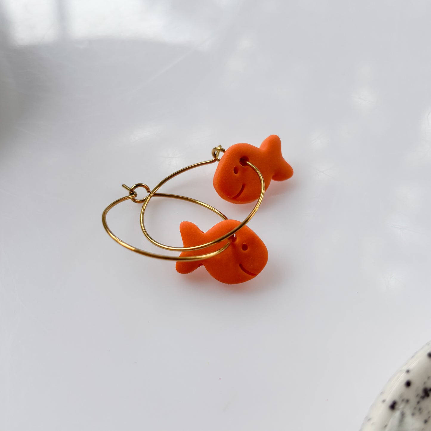 GOLDFISH HOOP EARRINGS