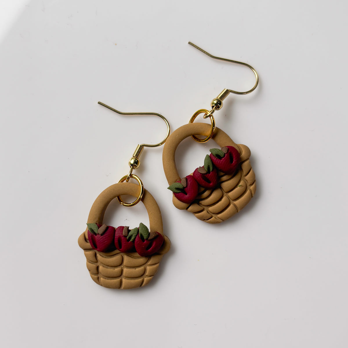 APPLE BASKET EARRINGS