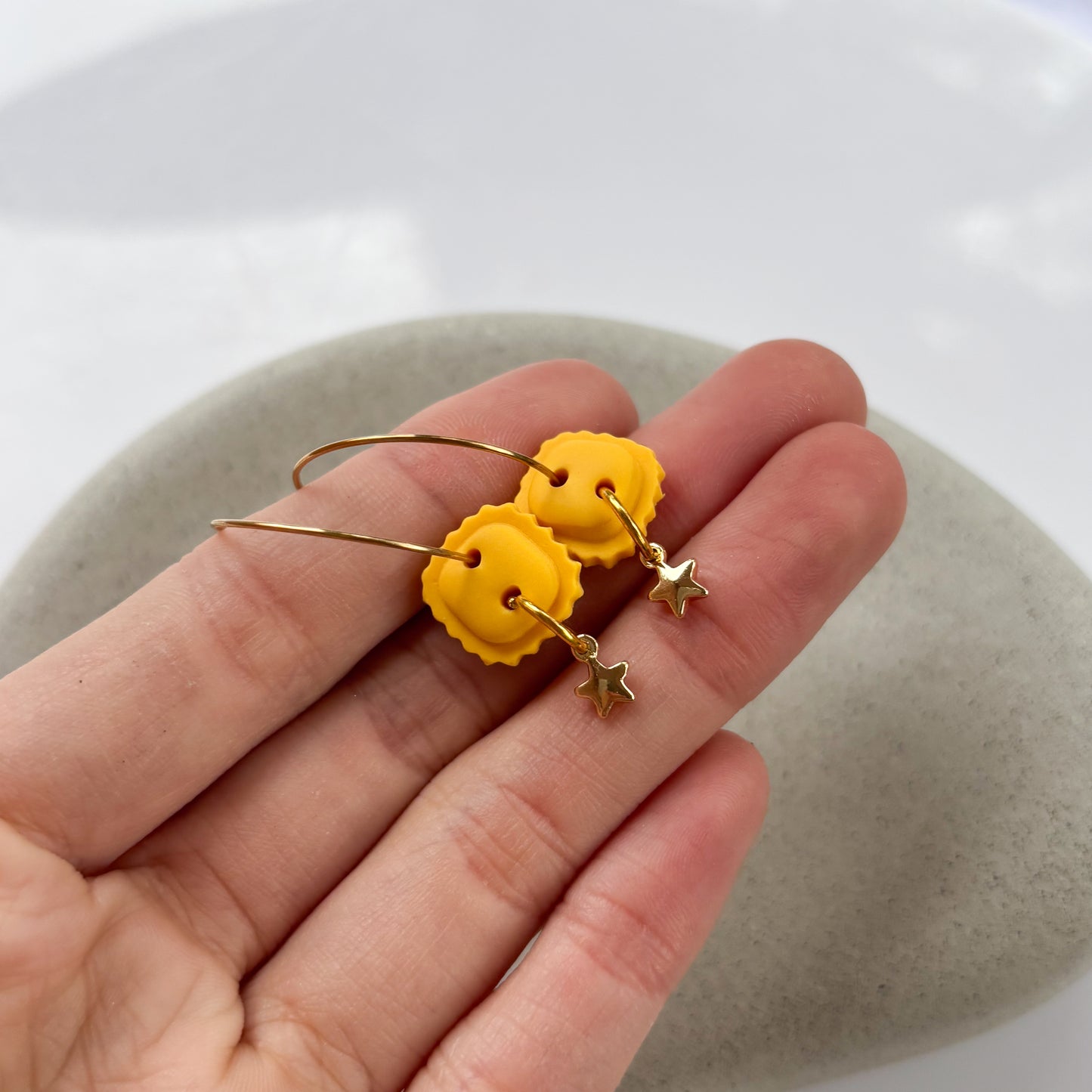 RAVIOLI HOOP EARRINGS