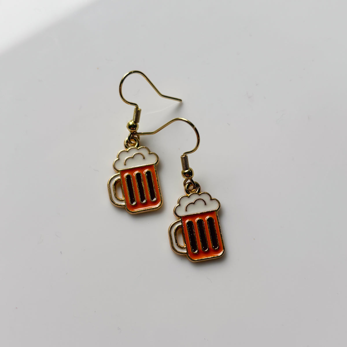 LITTLE BEER MUG CHARM EARRINGS