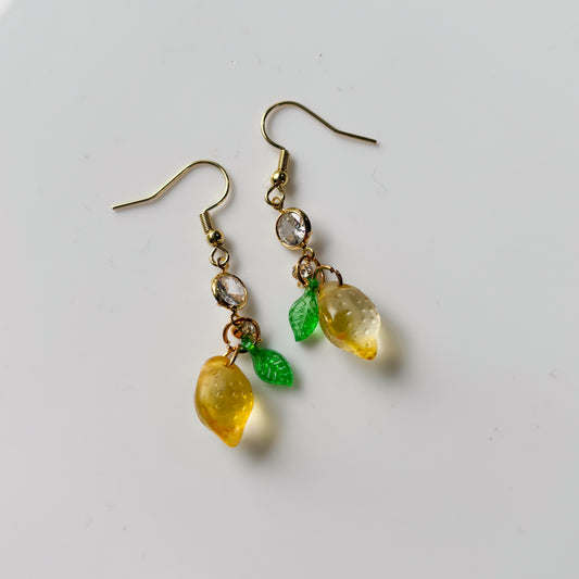 LIL LEMON CHARM EARRINGS