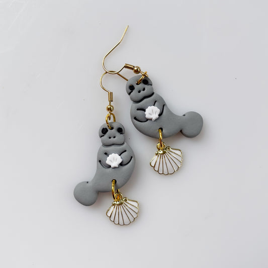 MANATEE EARRINGS
