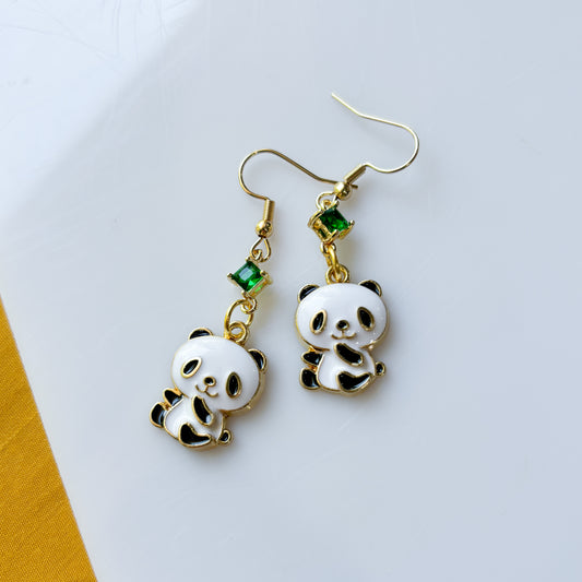 PANDA CHARM EARRINGS