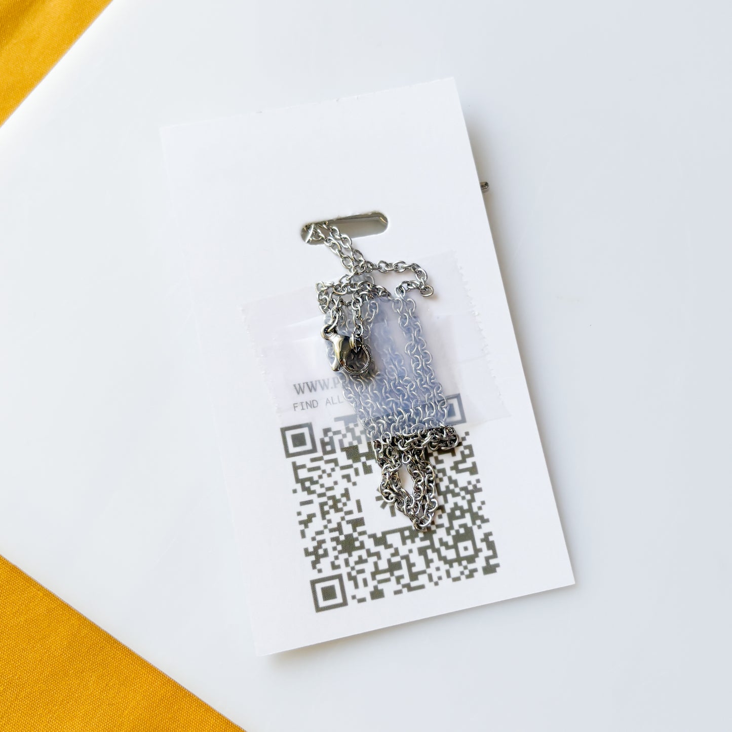 SILVER BIG STAR CHARM NECKLACE