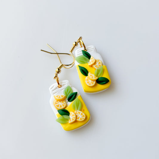 LEMONADE JAR EARRINGS