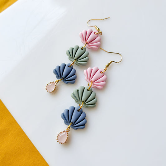 SEASHELL TRIO EARRINGS