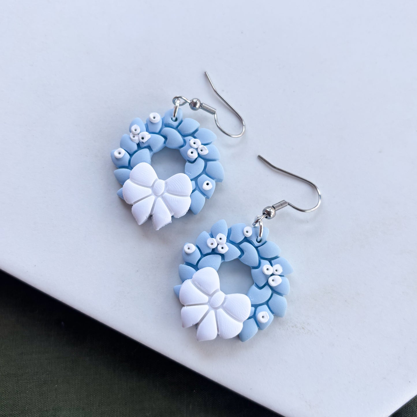WINTER WREATH EARRINGS
