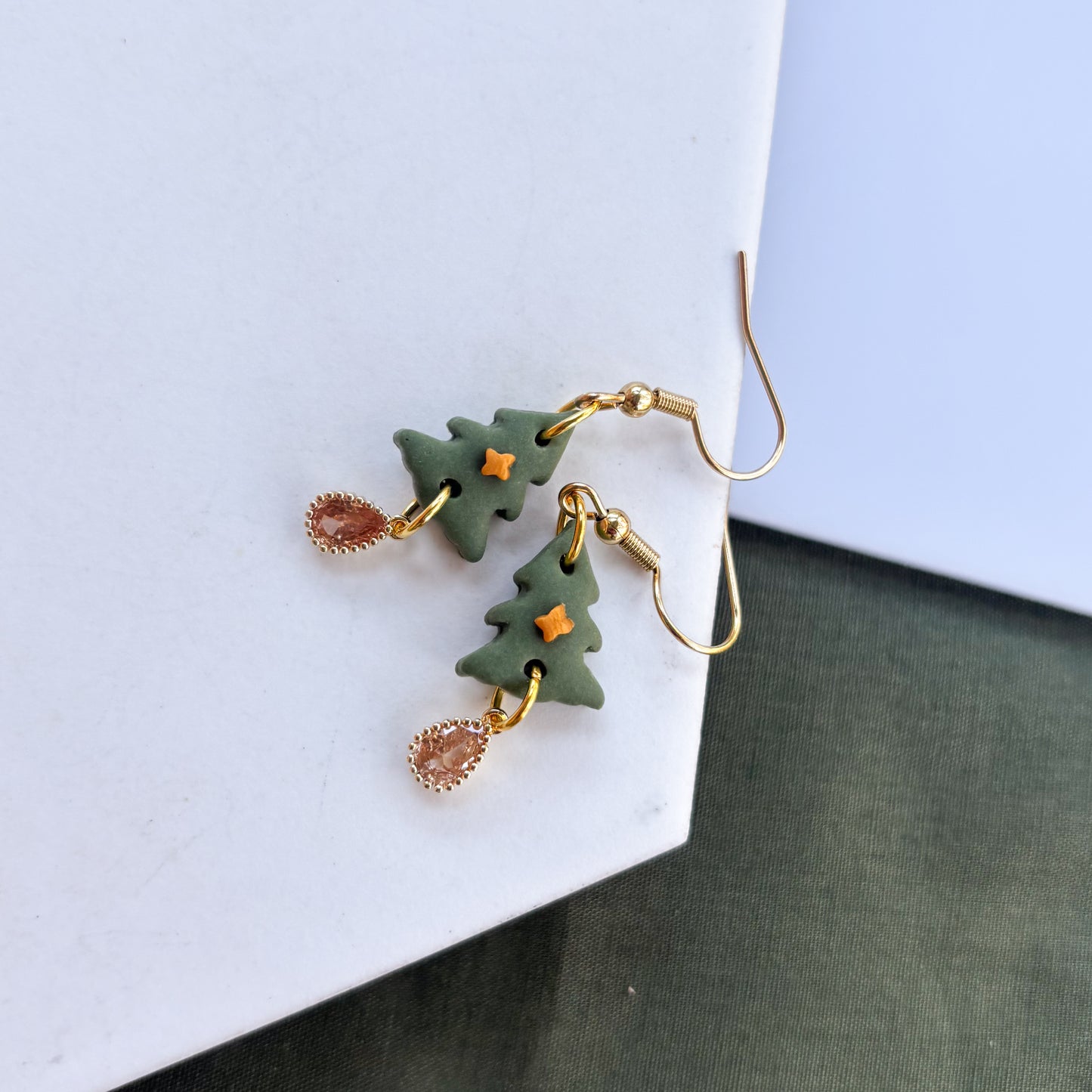 CHRISTMAS TREE EARRINGS
