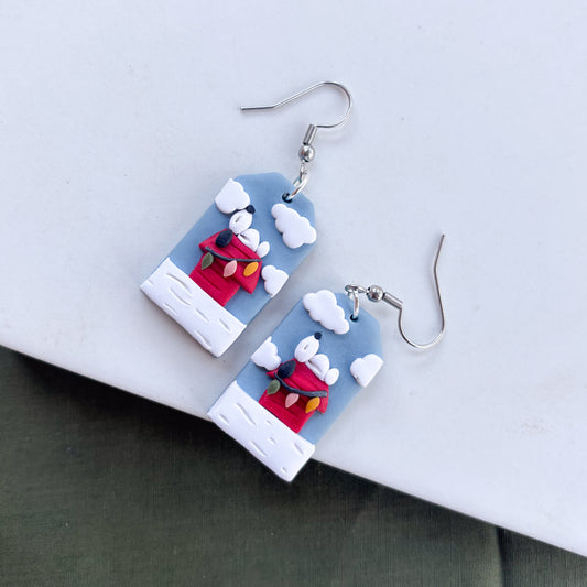 SNOOPY'S CHRISTMAS EARRINGS