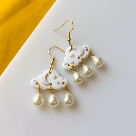PEARL CLOUD EARRINGS