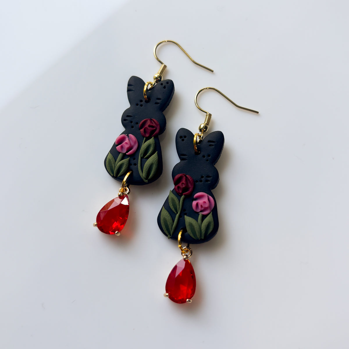 ROSE BUNNY EARRINGS