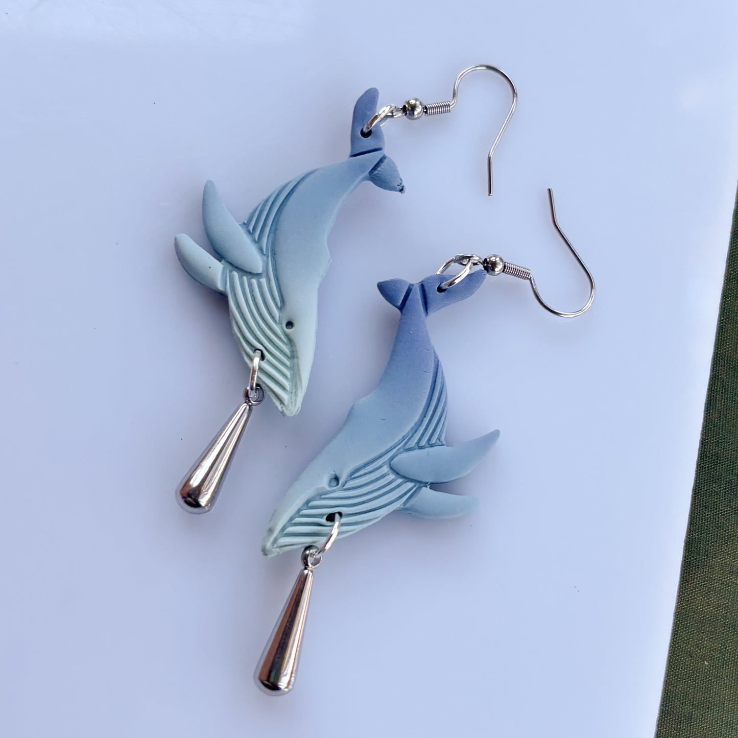 BLUE WHALE EARRINGS