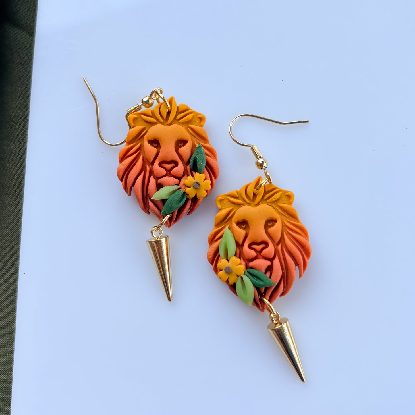 LION EARRINGS