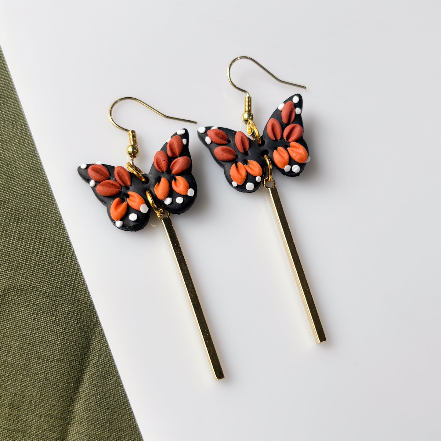 MONARCH BUTTERFLY EARRINGS