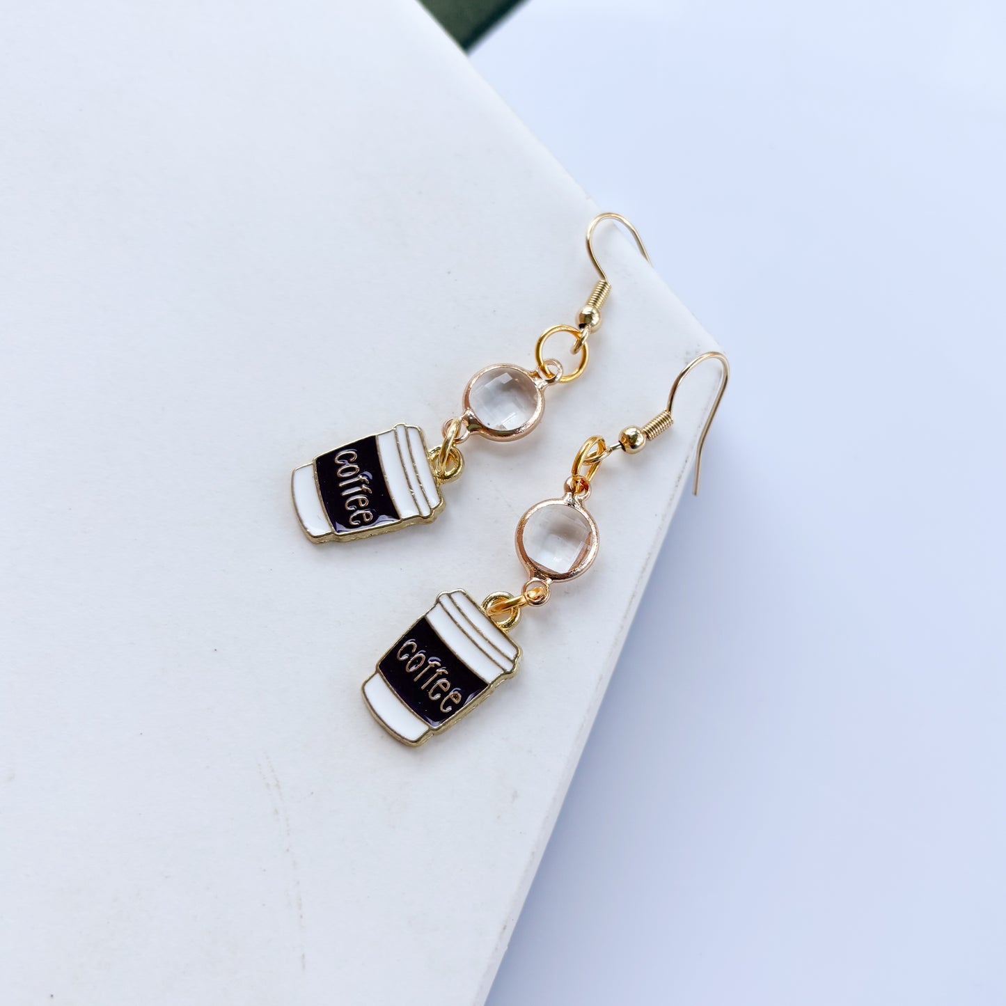 COFFEE CHARM EARRINGS
