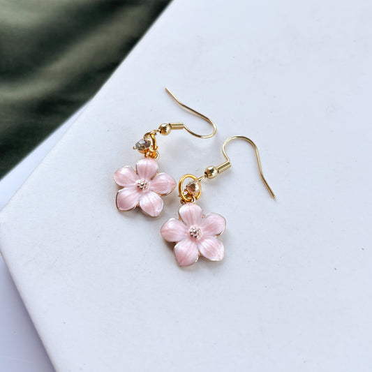 CHERRY BLOSSOM CHARM EARRINGS