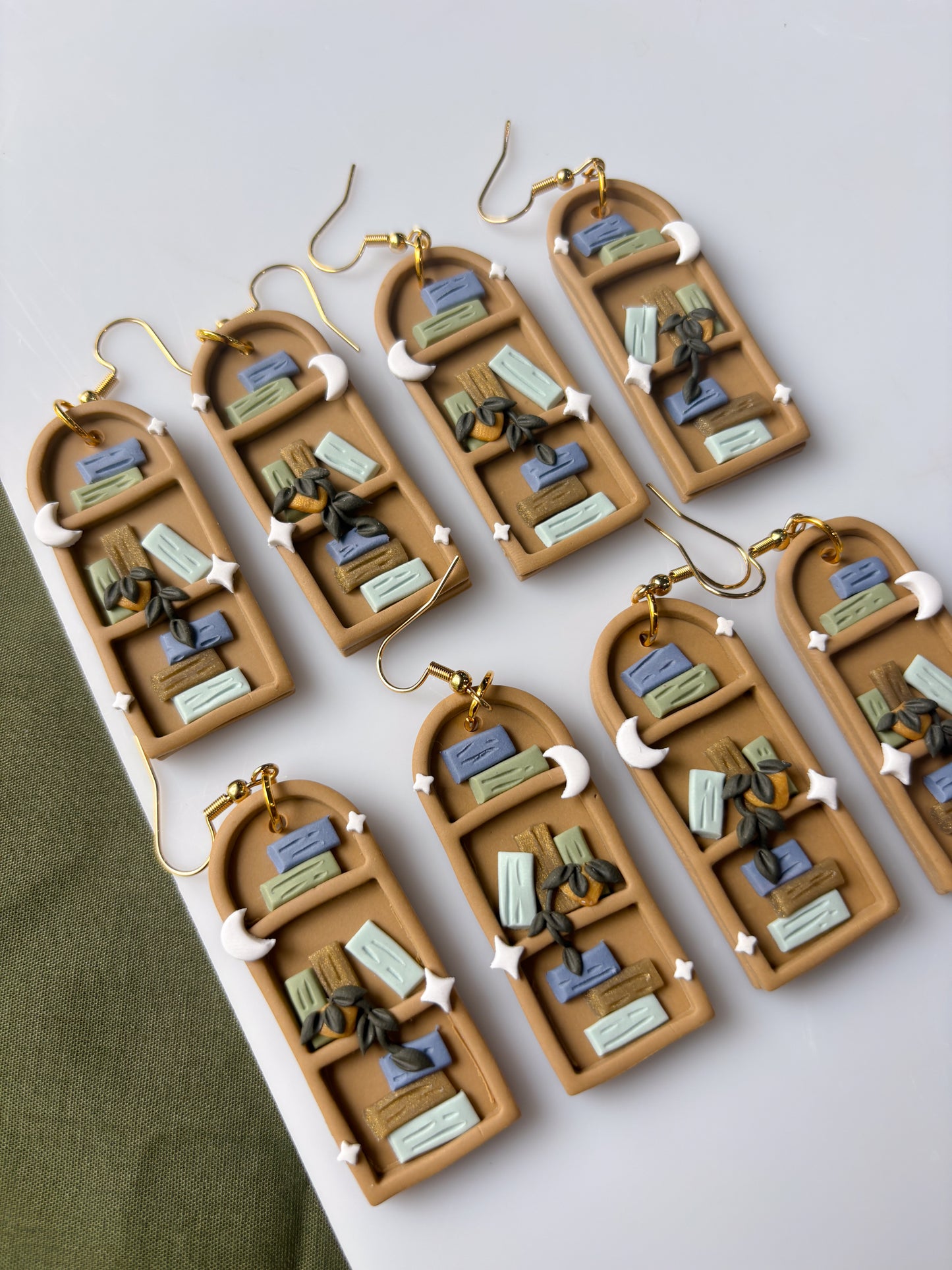 BOOKSHELF EARRINGS