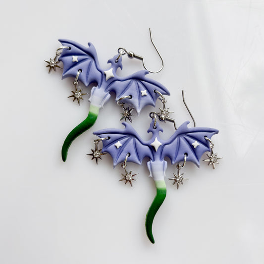 GENDERQUEER PRIDE EARRINGS (DRAGONS)