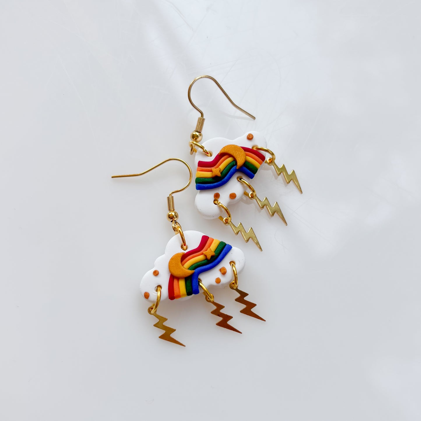 RAINBOW STORM CLOUD EARRINGS