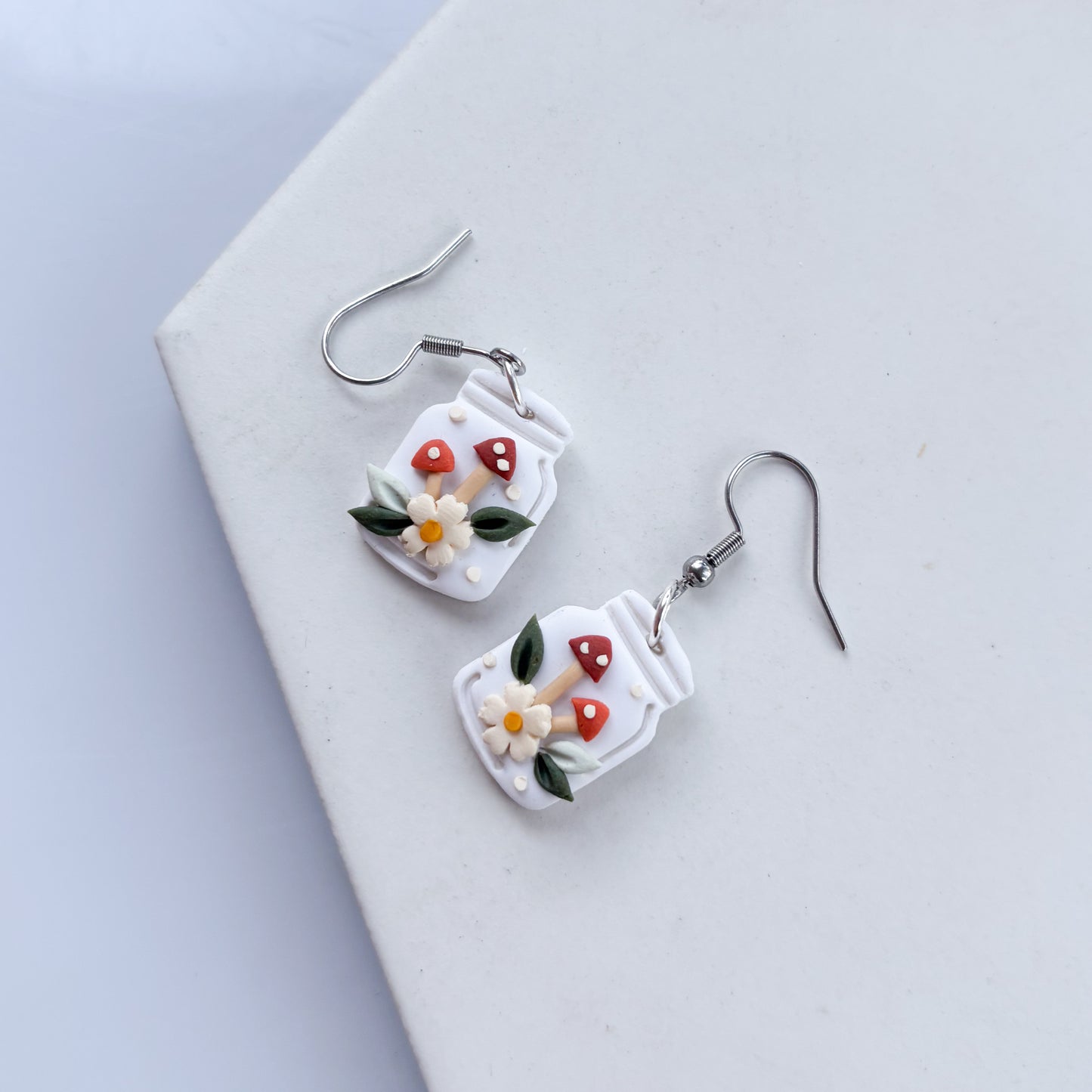 MUSHROOM JAR EARRINGS