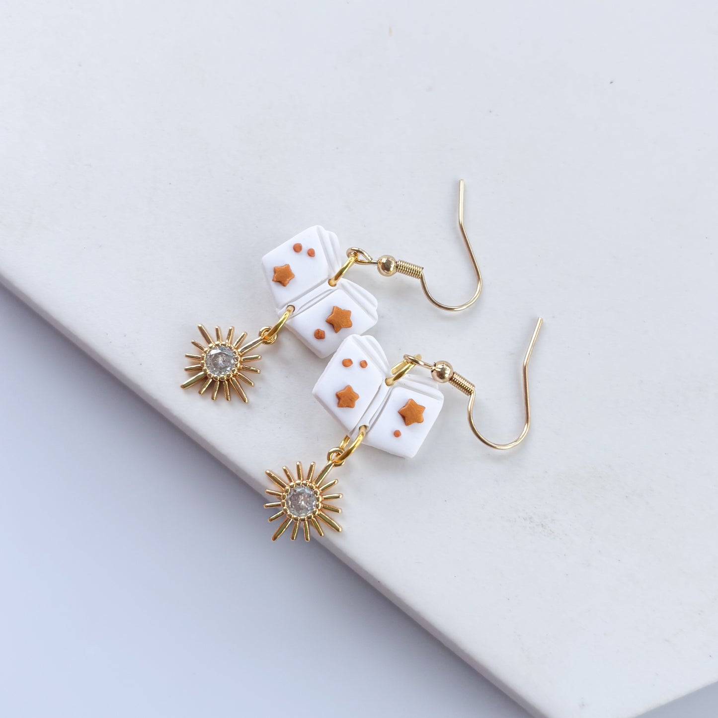 CELESTIAL BOOK EARRINGS