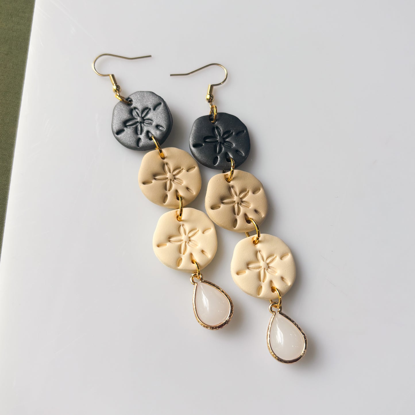 SAND DOLLAR TRIO EARRINGS