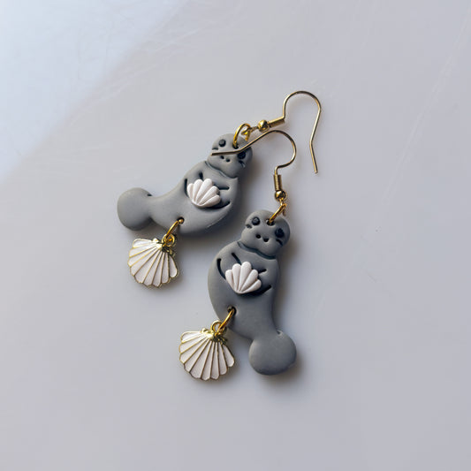 MANATEE EARRINGS
