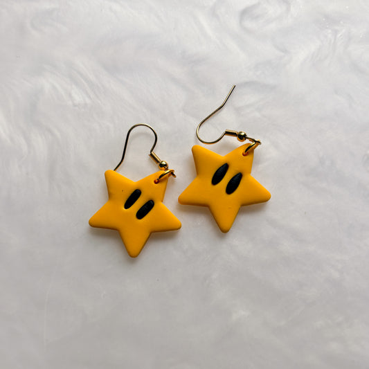 SUPER MARIO STAR EARRINGS
