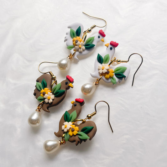 CHICKEN EARRINGS