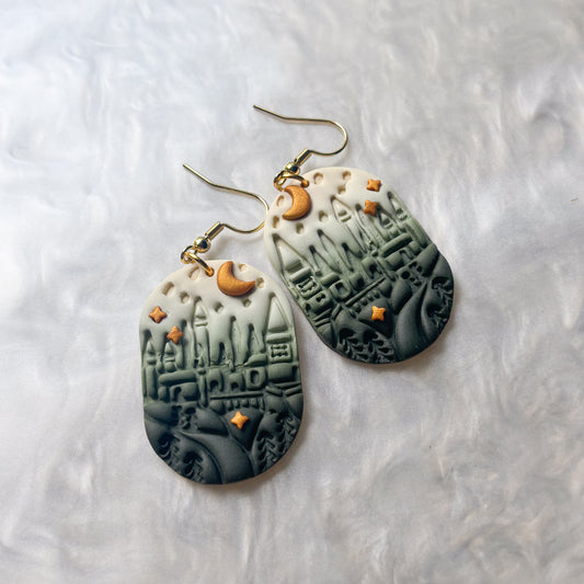 FOREST CASTLE IMPRINT EARRINGS