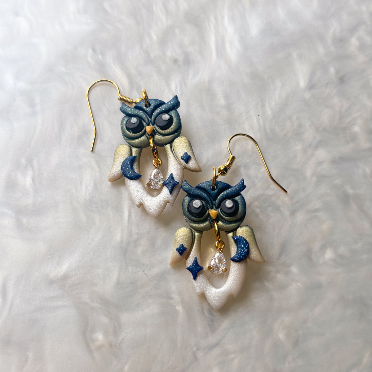 STARRY NIGHT OWL EARRINGS