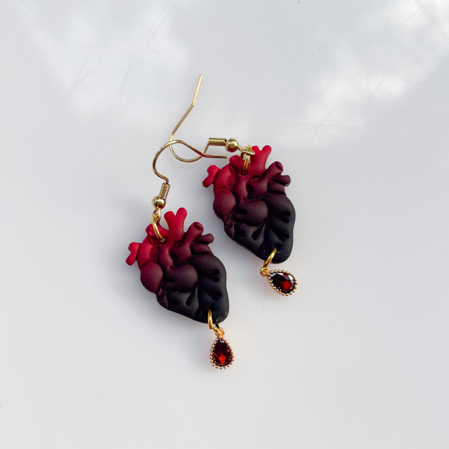 ANATOMICAL HEART EARRINGS