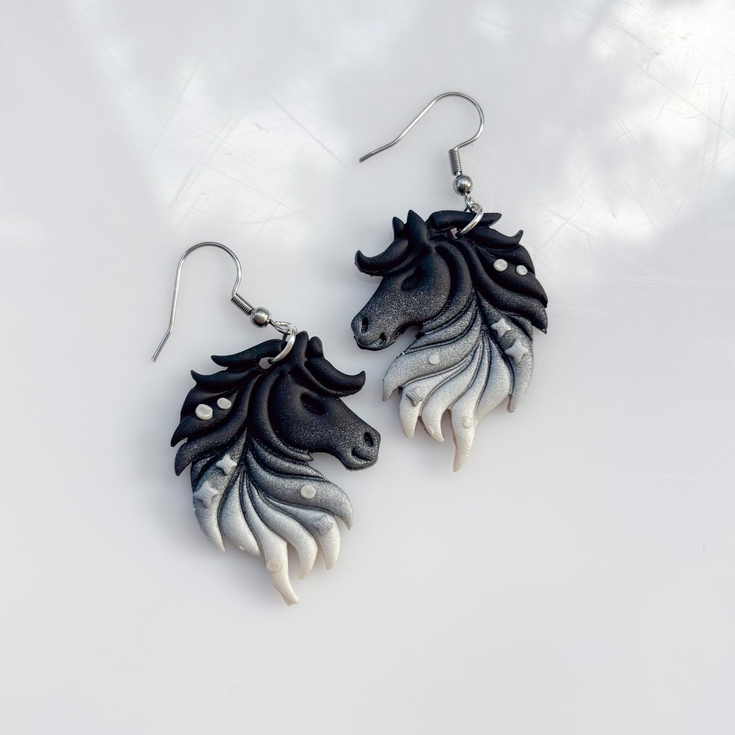GHOSTLY HORSE EARRINGS