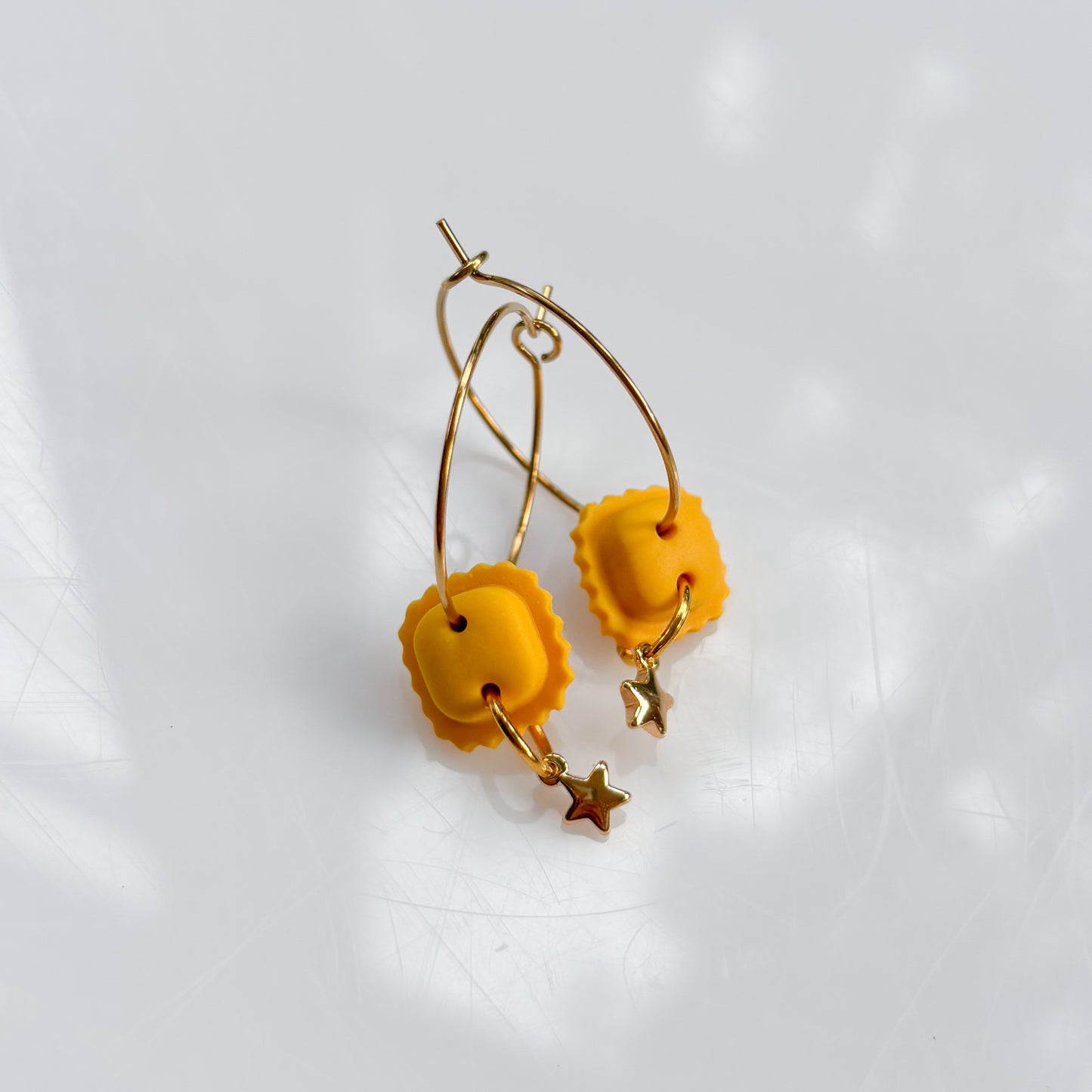 RAVIOLI HOOP EARRINGS