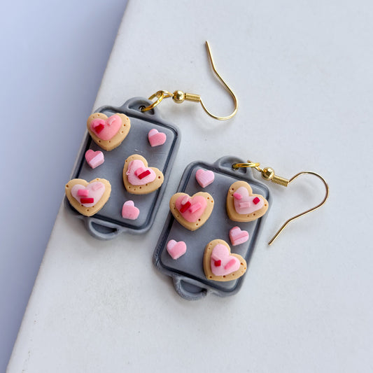 VALENTINE COOKIE TRAY EARRINGS