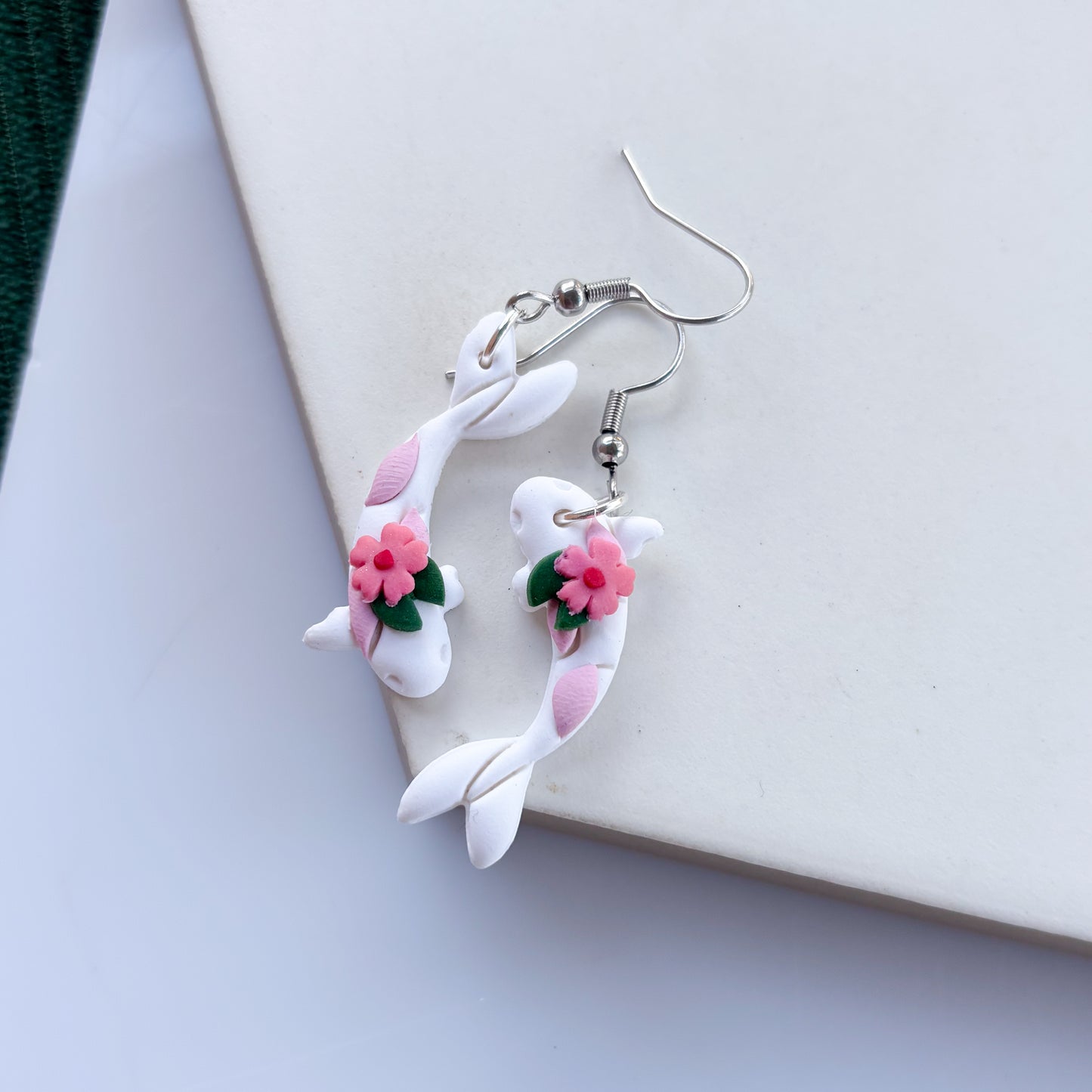 PINK KOI EARRINGS