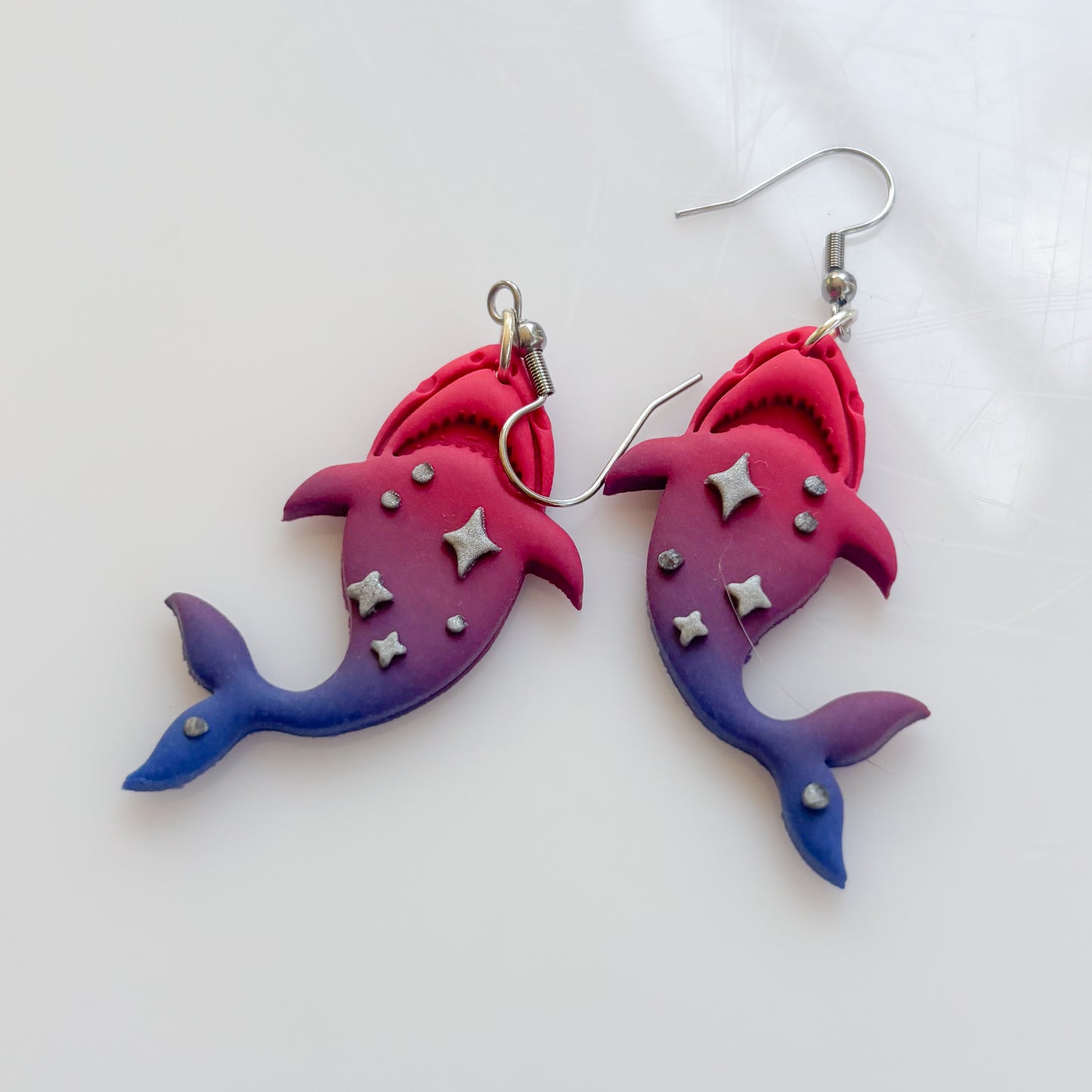 BI OMBRE SHARK EARRINGS