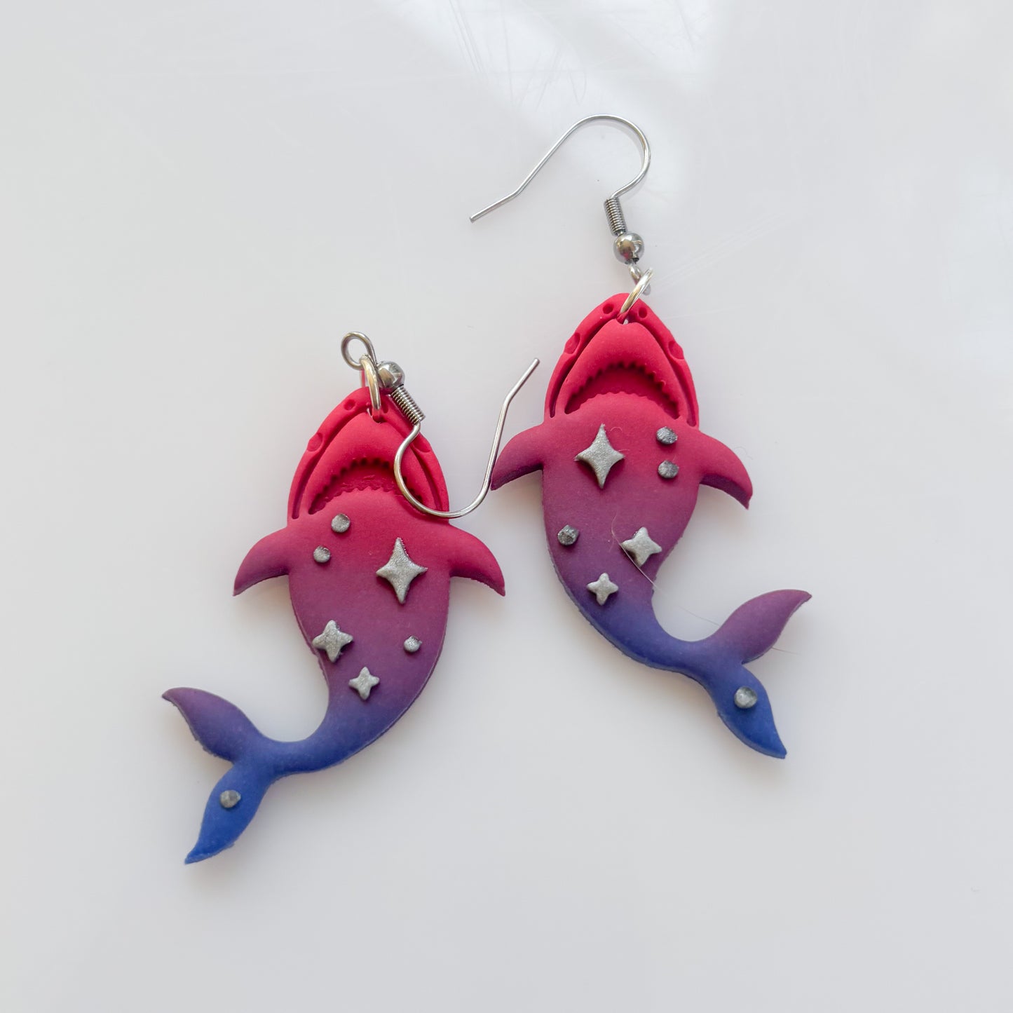 BI OMBRE SHARK EARRINGS