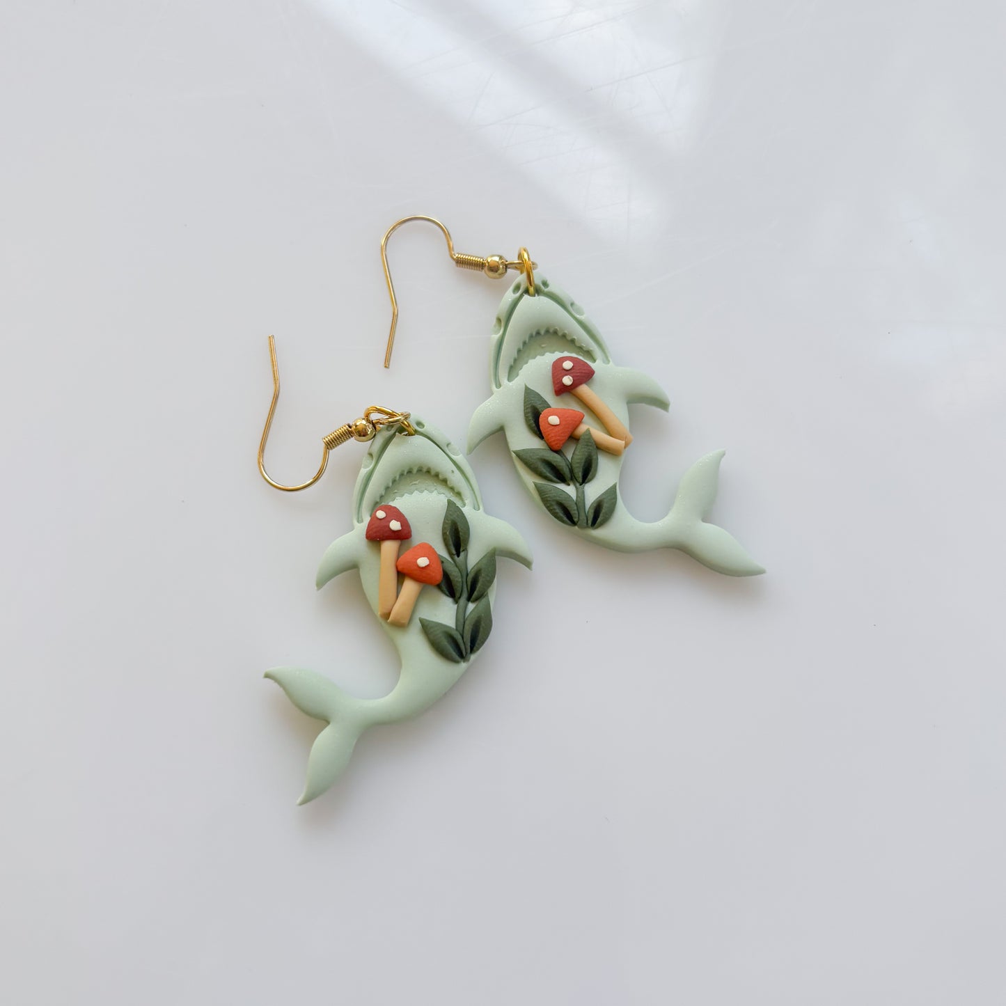 MUSHROOM SHARK EARRINGS