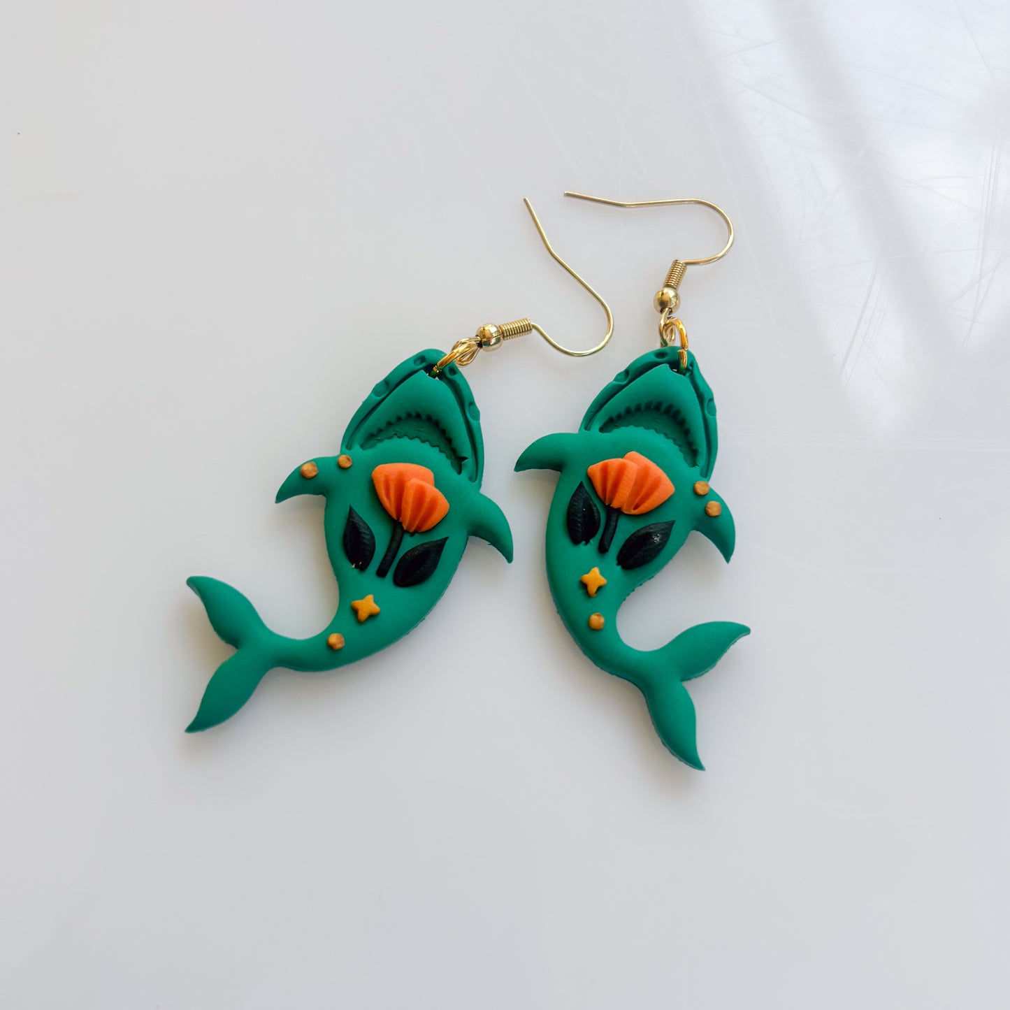 POPPY SHARK EARRINGS