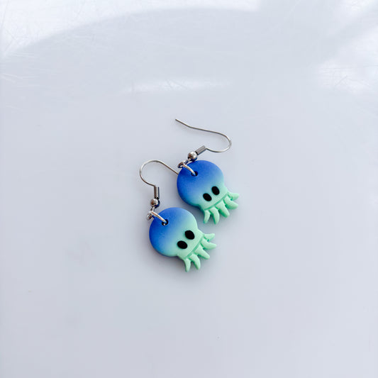 BLUE & MINT LIL OCTOPUS EARRINGS