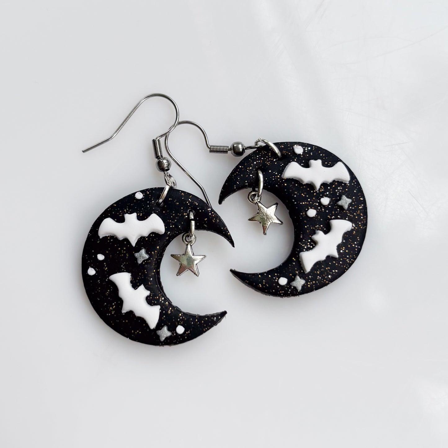 BAT MOON EARRINGS